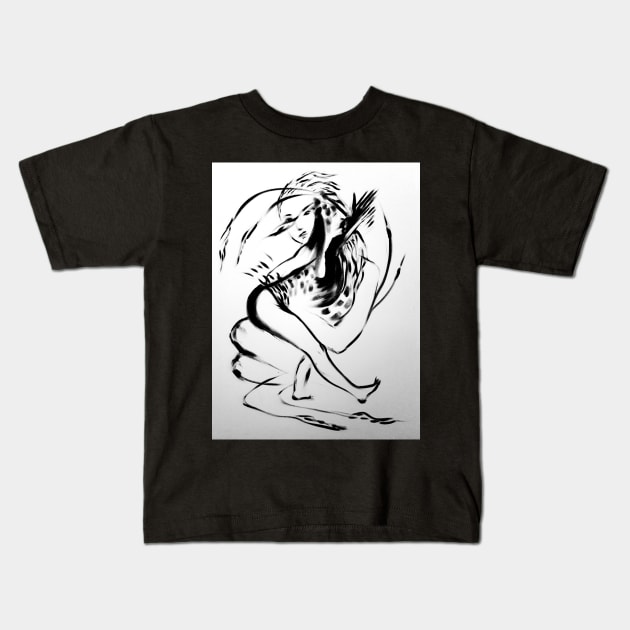 Jazz dance Kids T-Shirt by spacedivers